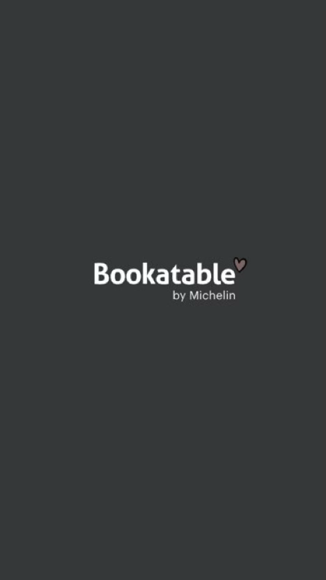 Splash screen — Bookatable by Michelin