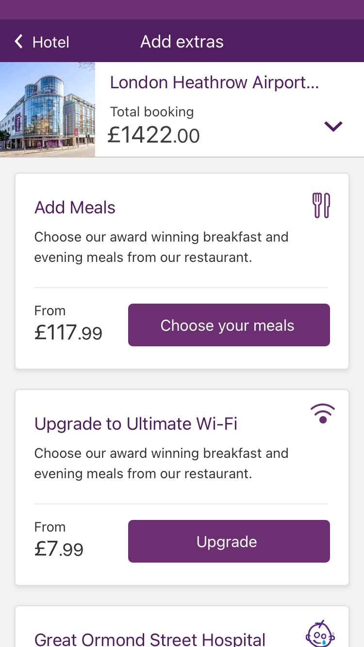 iOS design: Add extras