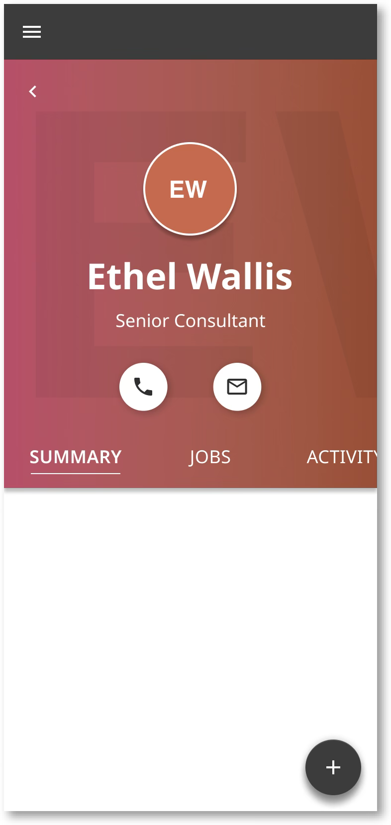 Consultant record header