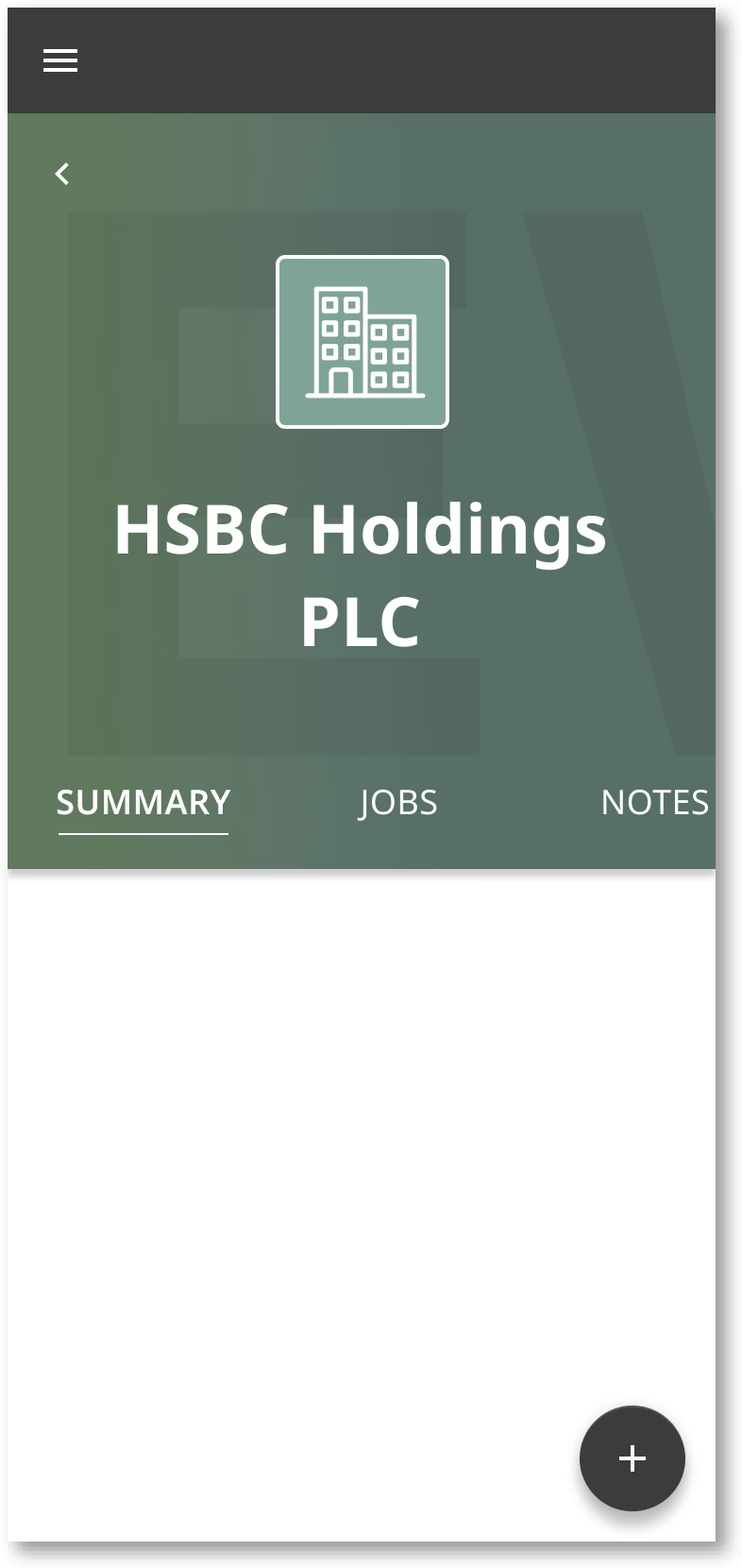 Organisation record header
