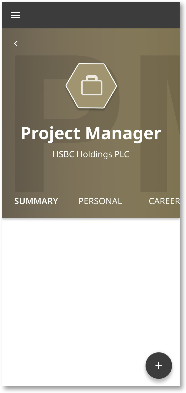 Job vacancy record header