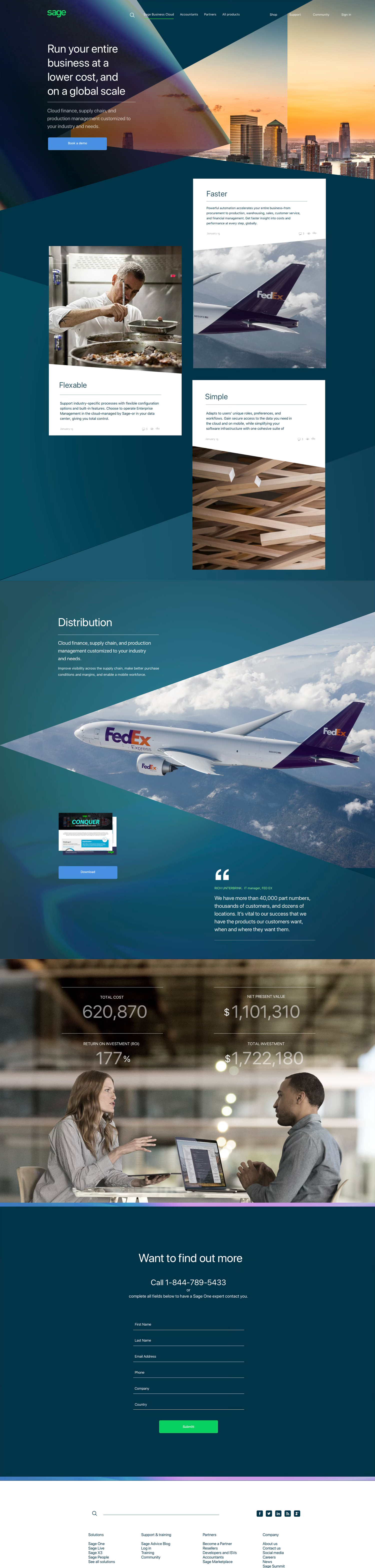 Final sage.com design, enterprise route